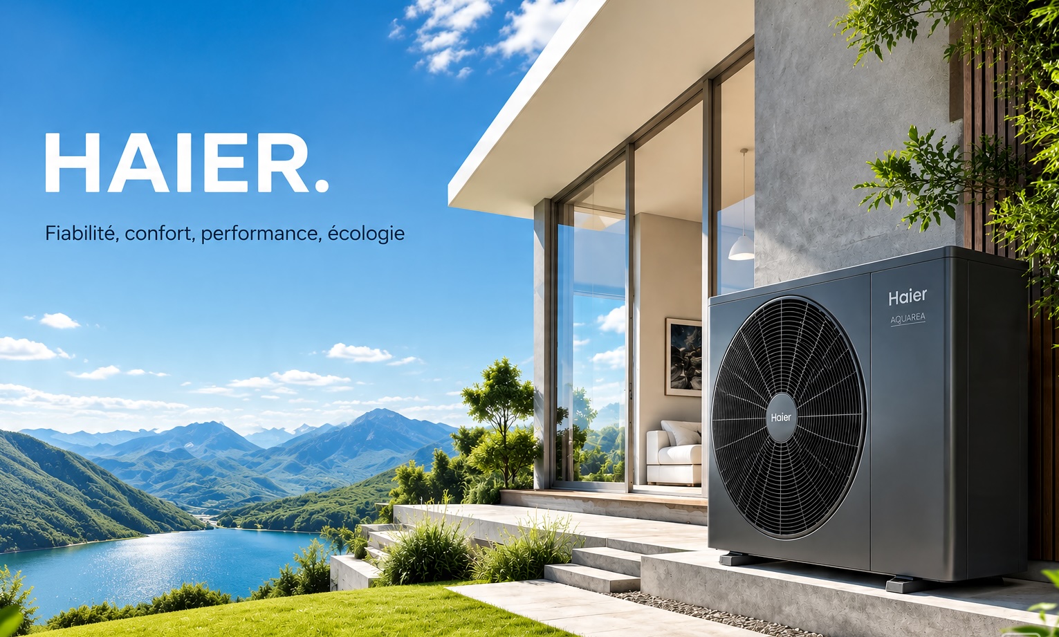 Pompes à chaleur Air-to-Water Haier — confort durable, performance intelligente